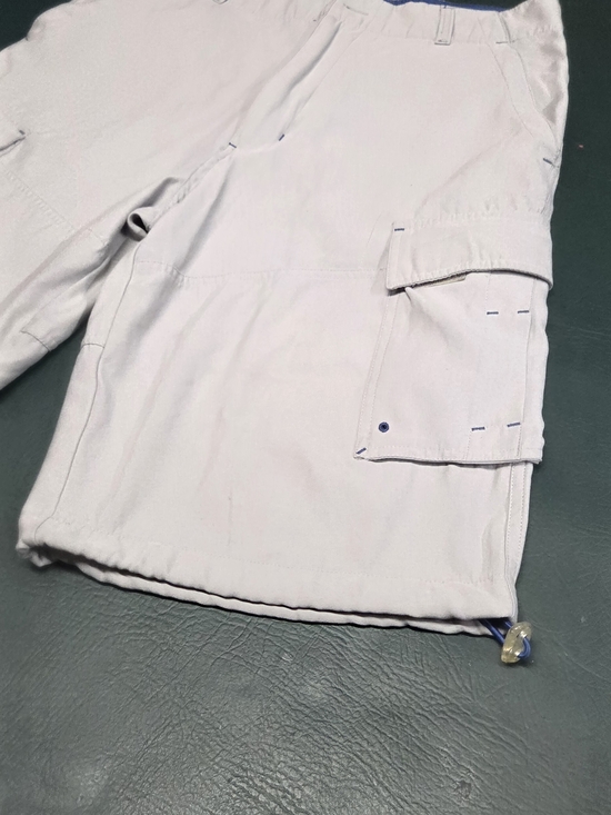 **No Boundries Men's Beige Cargo Shorts - Lightweight Summer Utility** - Picture 3 of 9